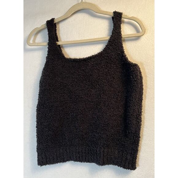 SKIMS Black Tank Top Cozy Teddy Lounge Shirt Women Size‎ 2X/3X - Picture 6 of 9